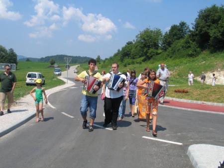 Odprtje prvega rondoja v občini 6